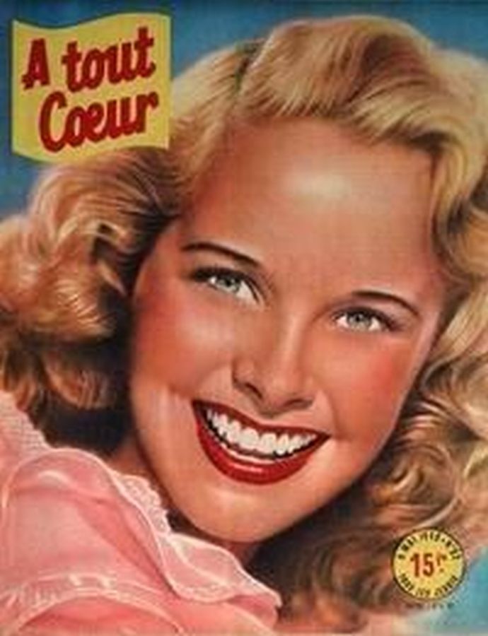 A TOUT COEUR magazine side cover Issue 82 6 May 1948
