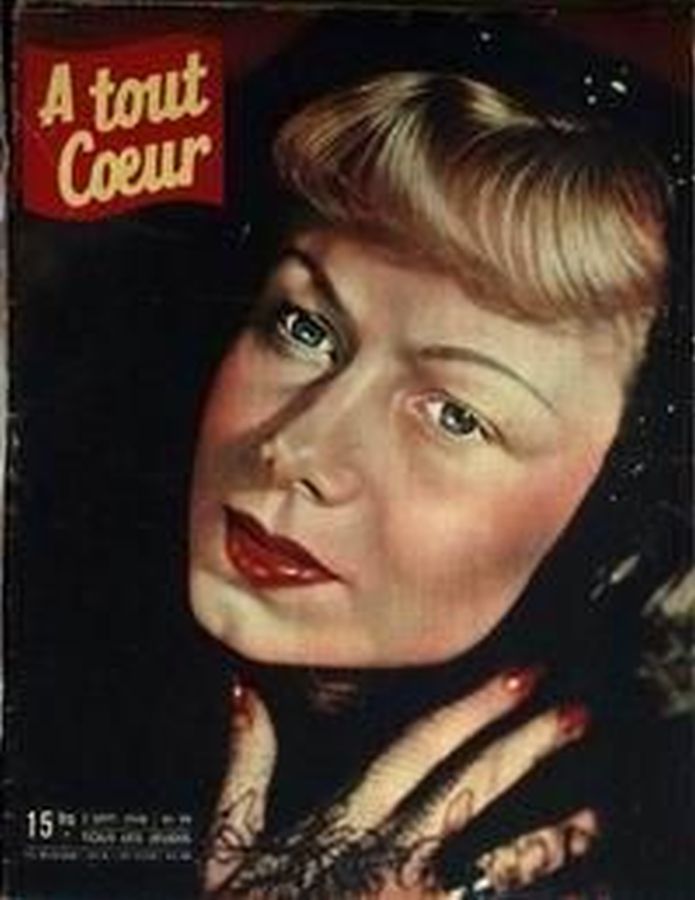 A TOUT COEUR magazine side cover Issue 99 2 September 1948