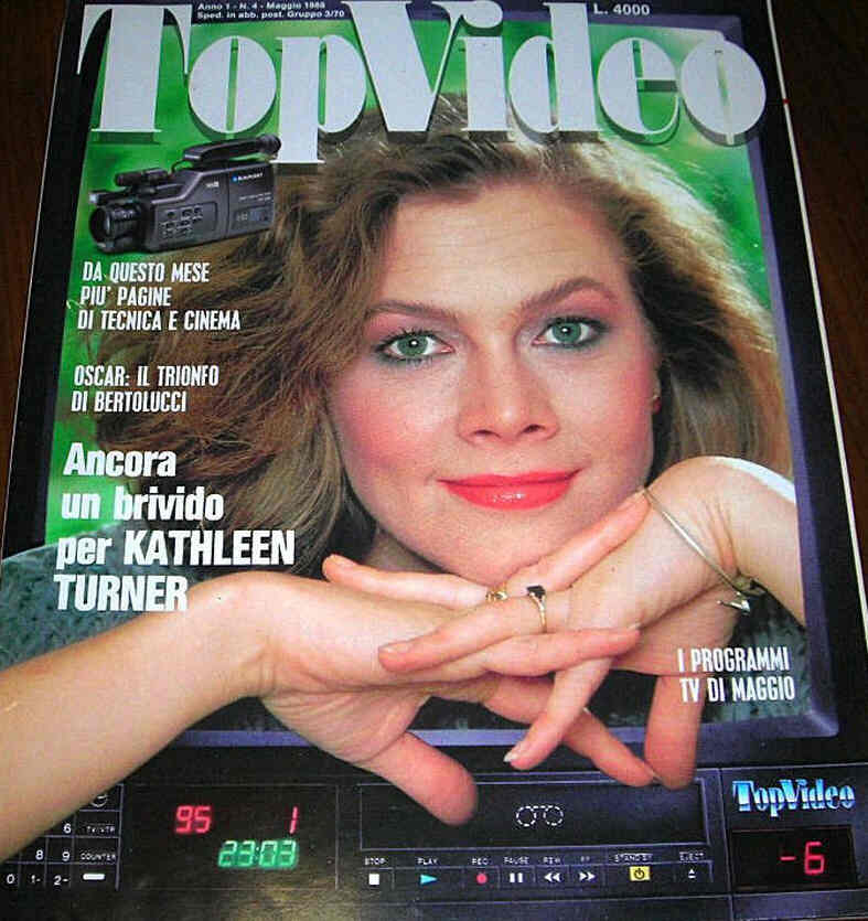 TOP VIDEO magazine side cover Issue 4  May 1988