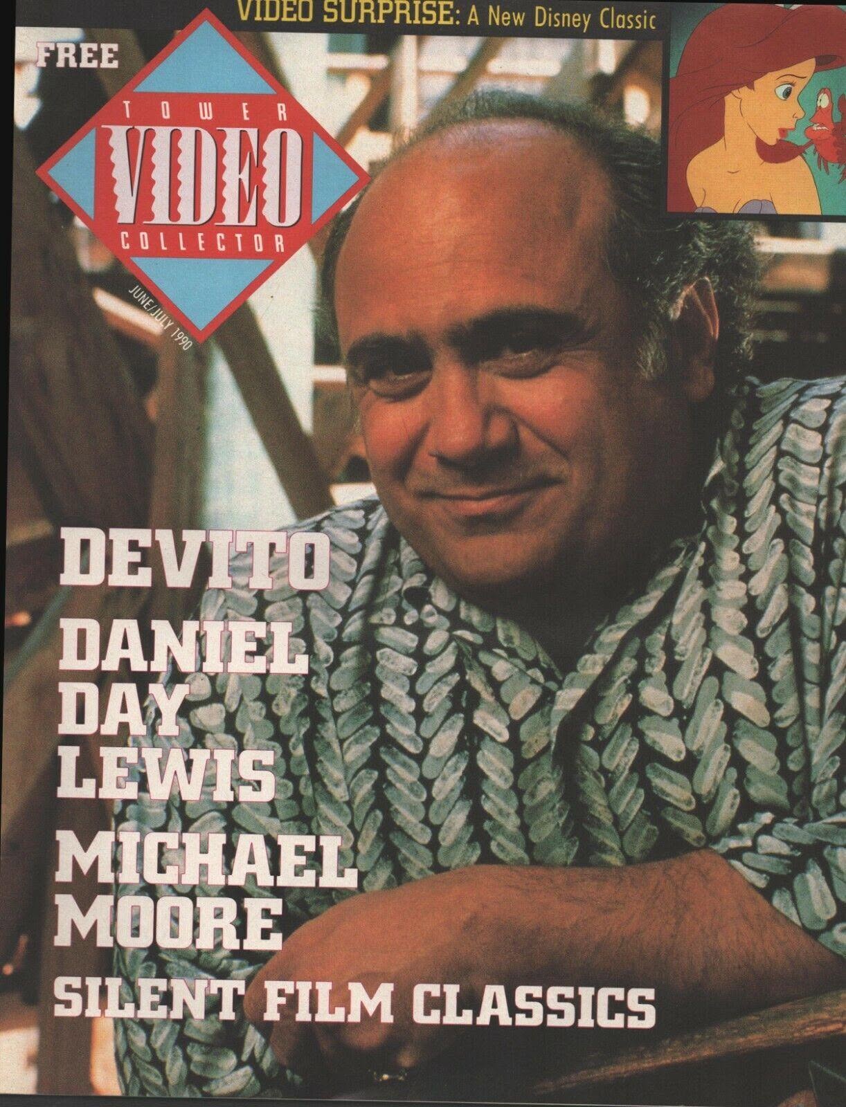 TOWER VIDEO COLLECTOR magazine side cover June/July 1990