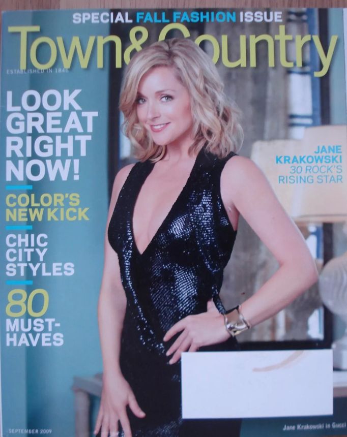 TOWN AND COUNTRY magazine side cover  September 2009