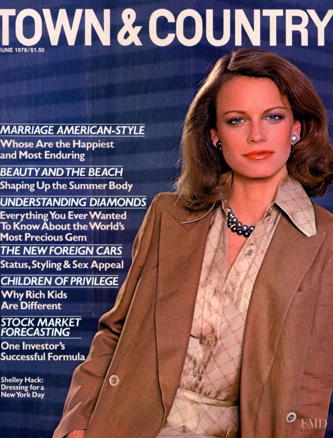 TOWN AND COUNTRY magazine side cover  June 1978