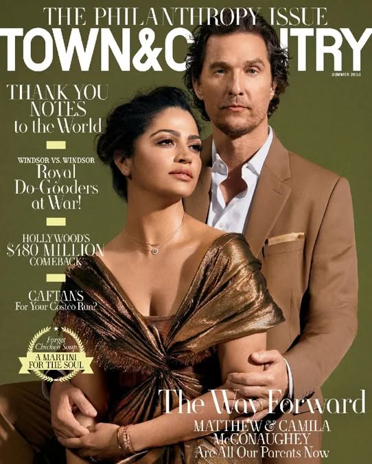 TOWN AND COUNTRY magazine side cover Summer 2020