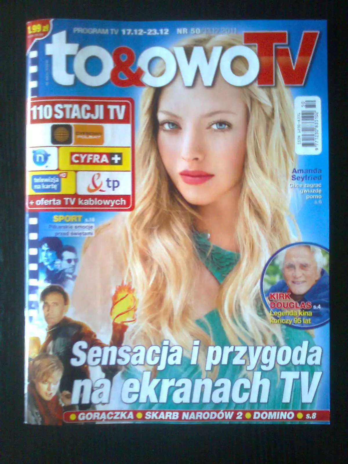 TO AND OWO TV magazine side cover Issue 50 17 December 2011