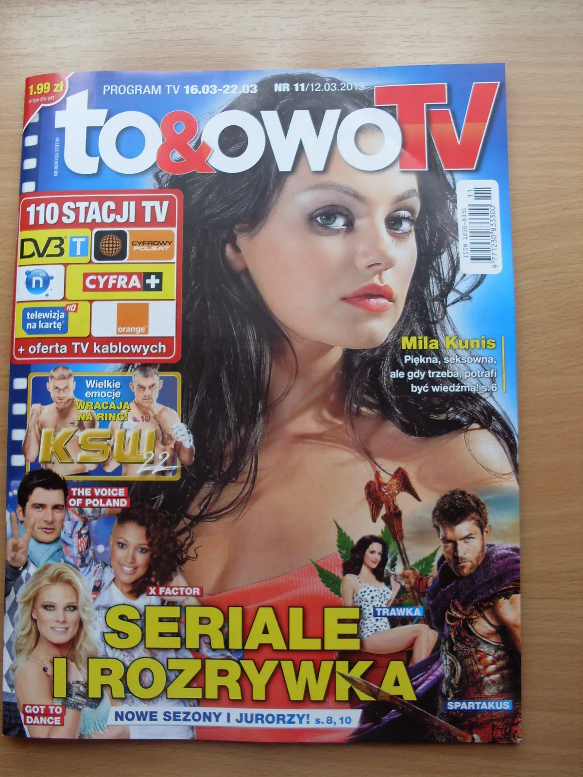 TO AND OWO TV magazine side cover Issue 11 16 March 2013