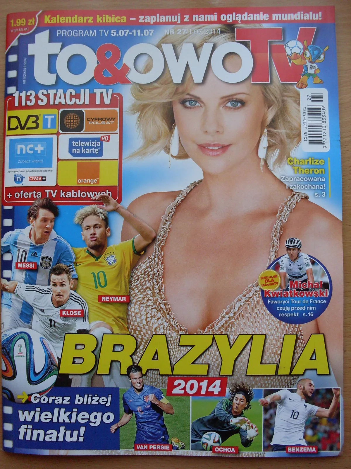 TO AND OWO TV magazine side cover Issue 27 7 May 2014