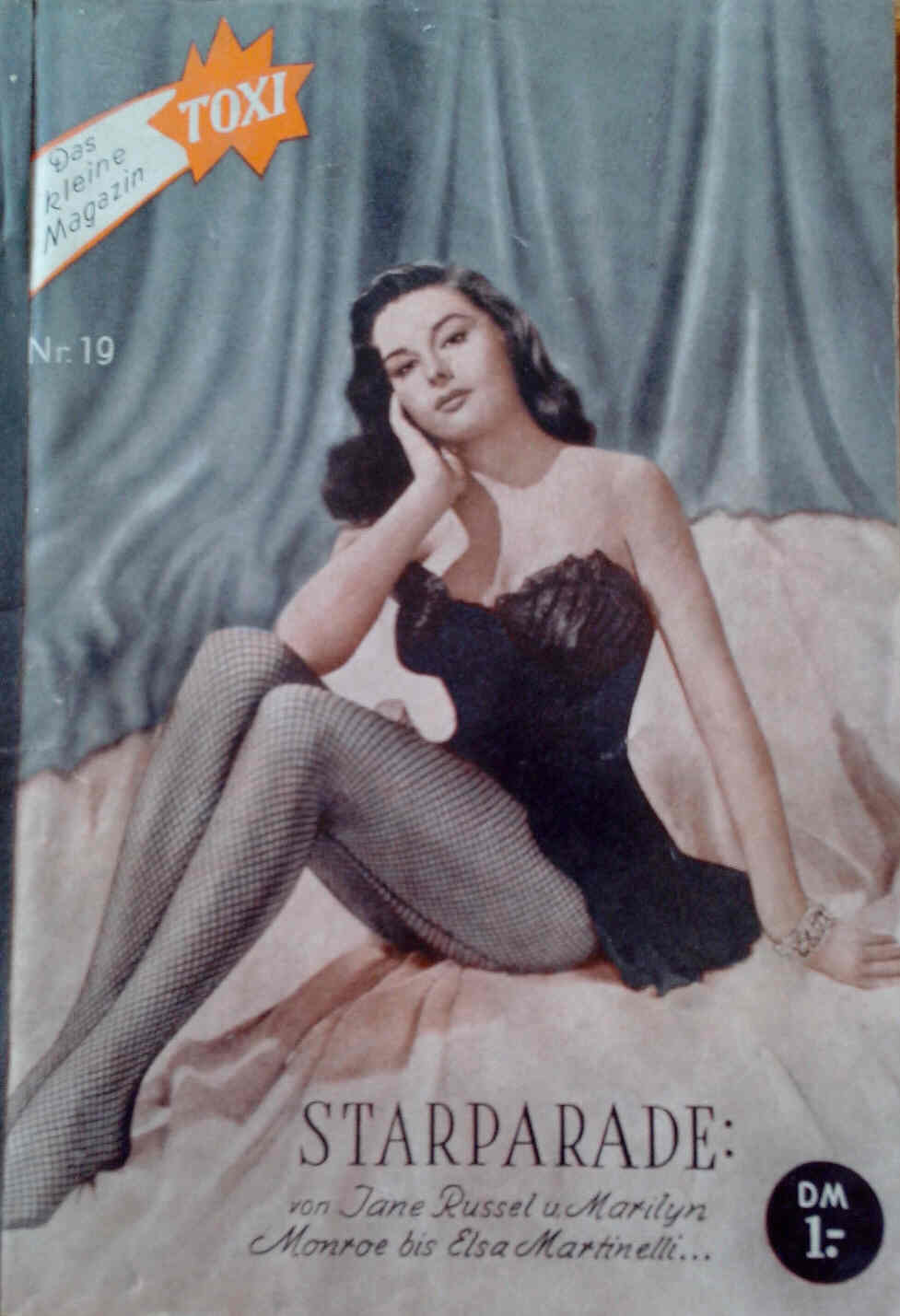 TOXI magazine side cover Issue 19  1955