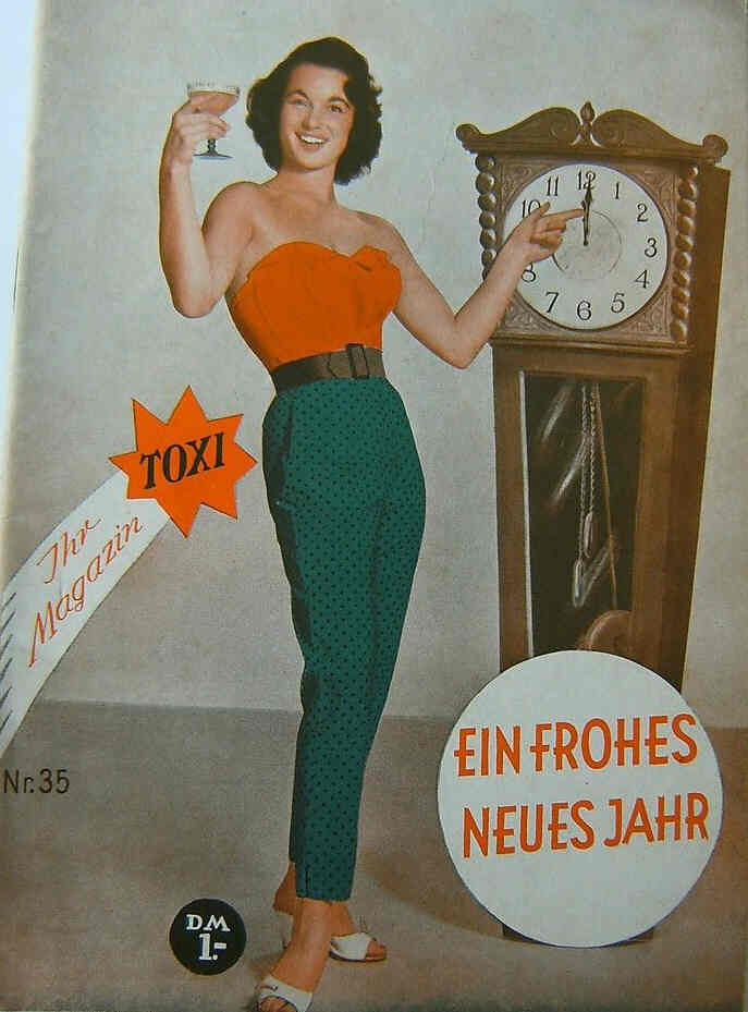 TOXI magazine side cover Issue 35 December 1956