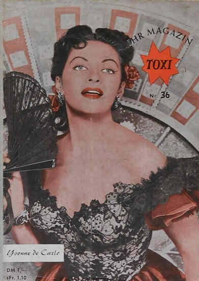 TOXI magazine side cover Issue 36 January 1957