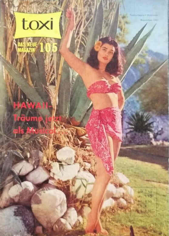 TOXI magazine side cover Issue 105 November 1963
