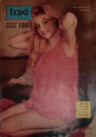 TOXI magazine side cover Issue 106 December 1963