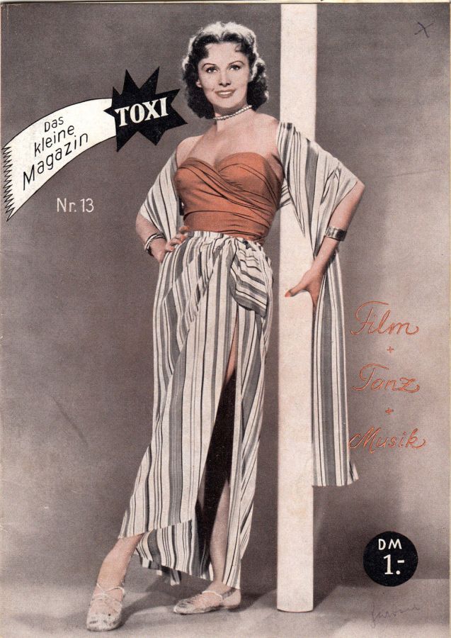 TOXI magazine side cover Issue 13  1955