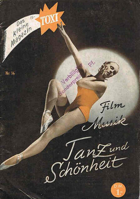 TOXI magazine side cover Issue 14  1955