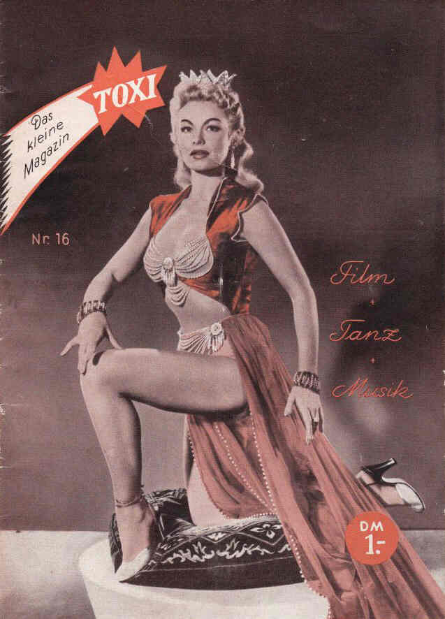 TOXI magazine side cover Issue 16  1955