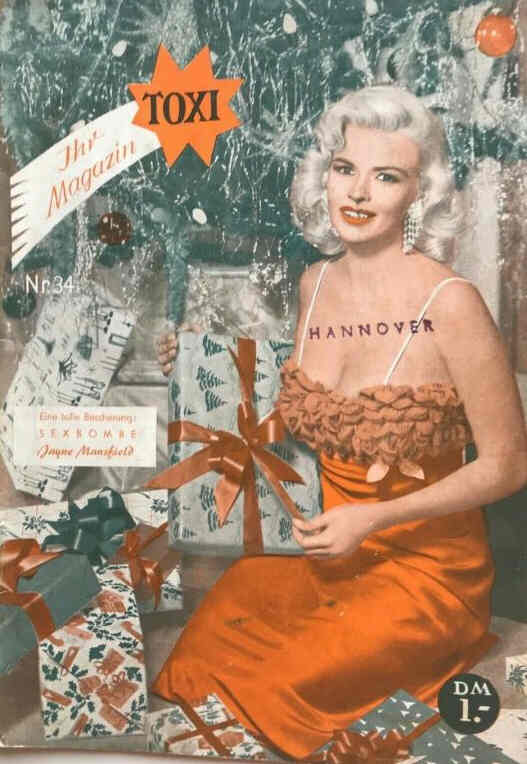 TOXI magazine side cover Issue 34  November 1956