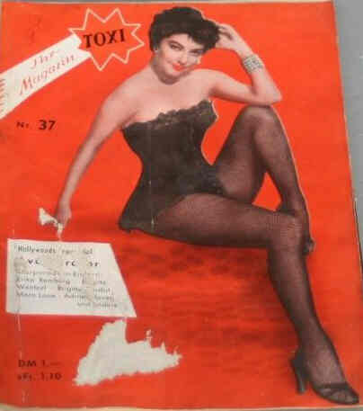 TOXI magazine side cover Issue 37  1957