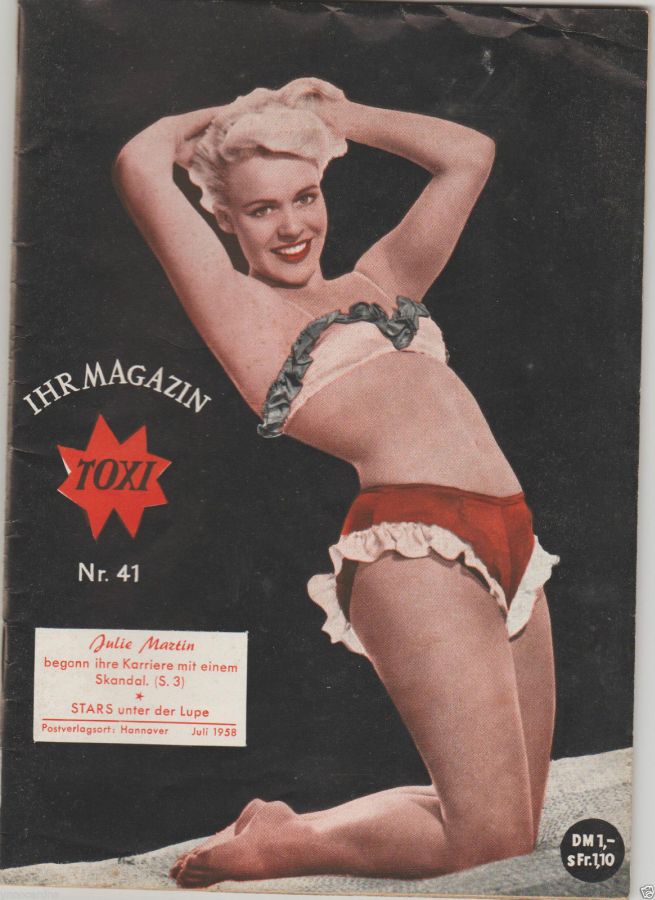 TOXI magazine side cover Issue 41 July 1958