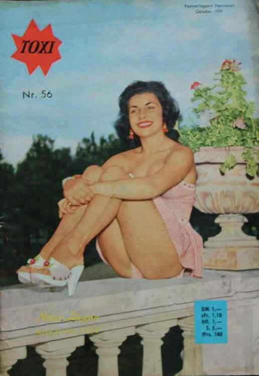 TOXI magazine side cover Issue 56  October 1959