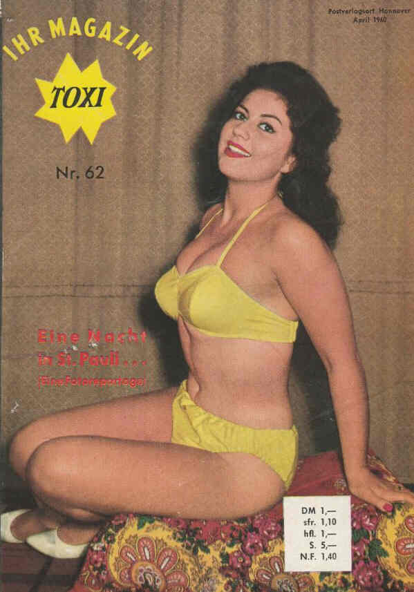 TOXI magazine side cover Issue 62  April 1960