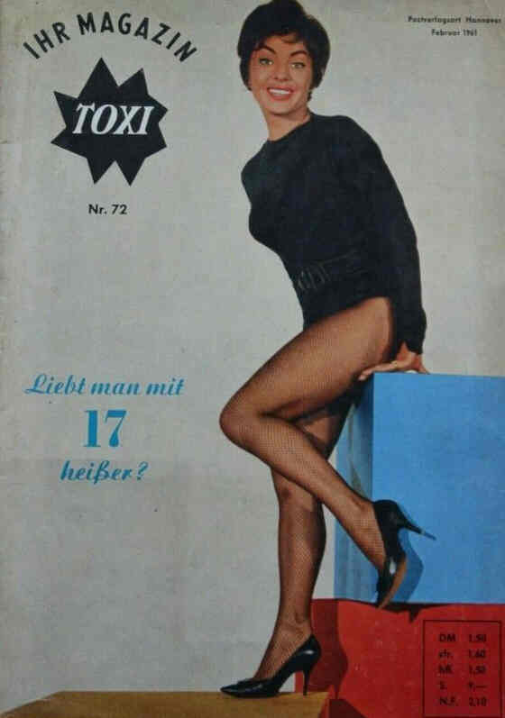 TOXI magazine side cover Issue 72  February 1961