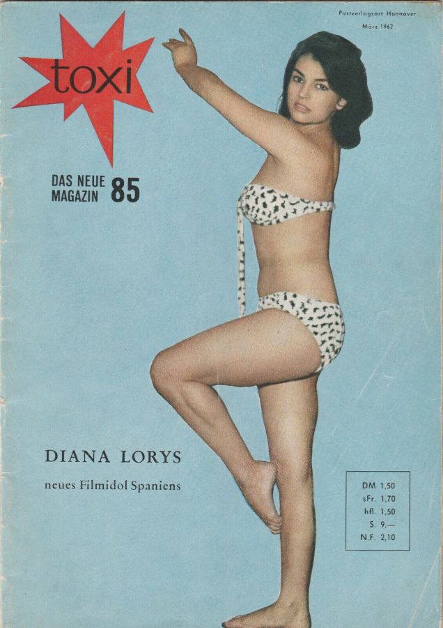TOXI magazine side cover Issue 85  March 1962