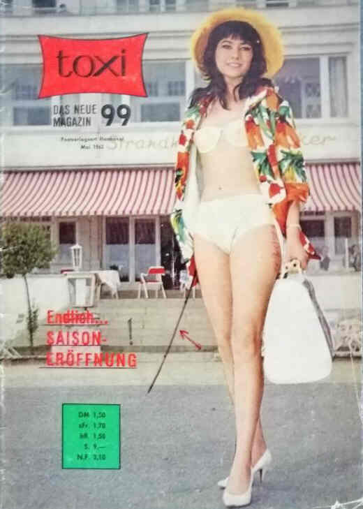 TOXI magazine side cover Issue 99  May 1963