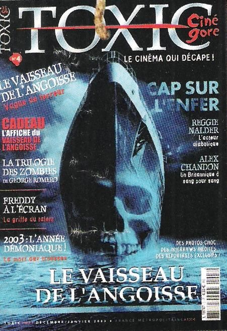 TOXIC magazine side cover Issue 4  2nd series December 2002