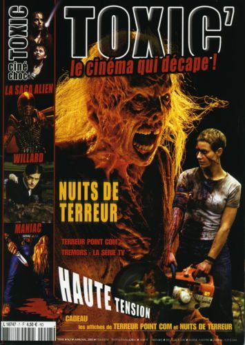 TOXIC magazine side cover Issue 7  2nd series June 2003