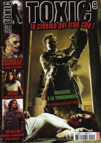 TOXIC magazine side cover Issue 9  2nd series December 2003