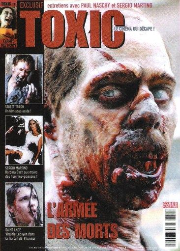 TOXIC magazine side cover Issue 11  2nd series July 2004
