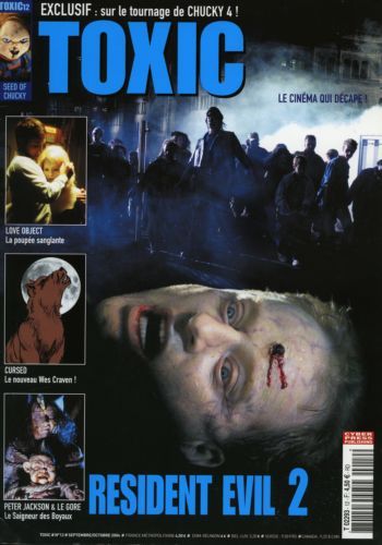 TOXIC magazine side cover Issue 12  2nd series September/October 2004