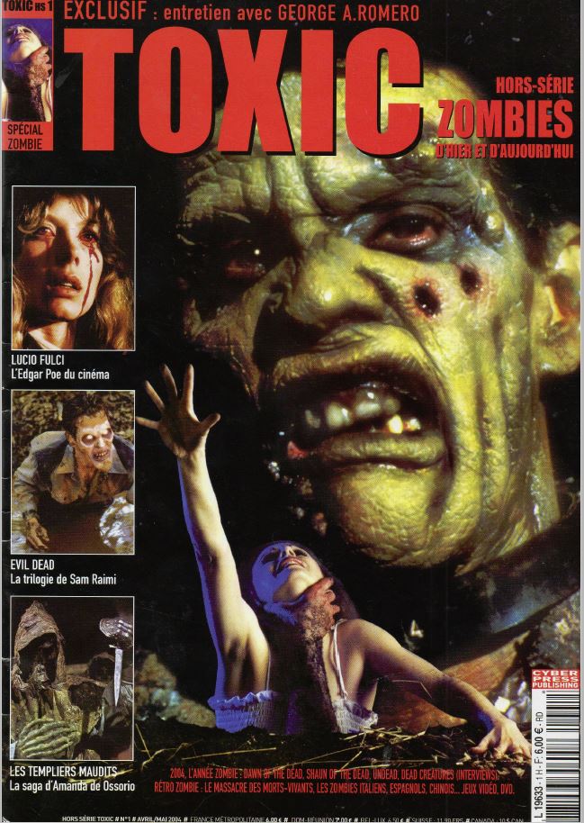 TOXIC magazine side cover Issue 1  Special April/May 2004