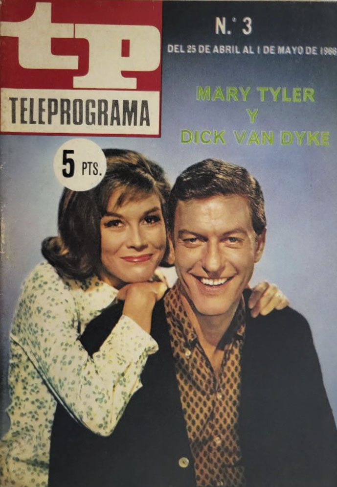 TP TELEPROGRAMA magazine side cover Issue 3 25 April 1966