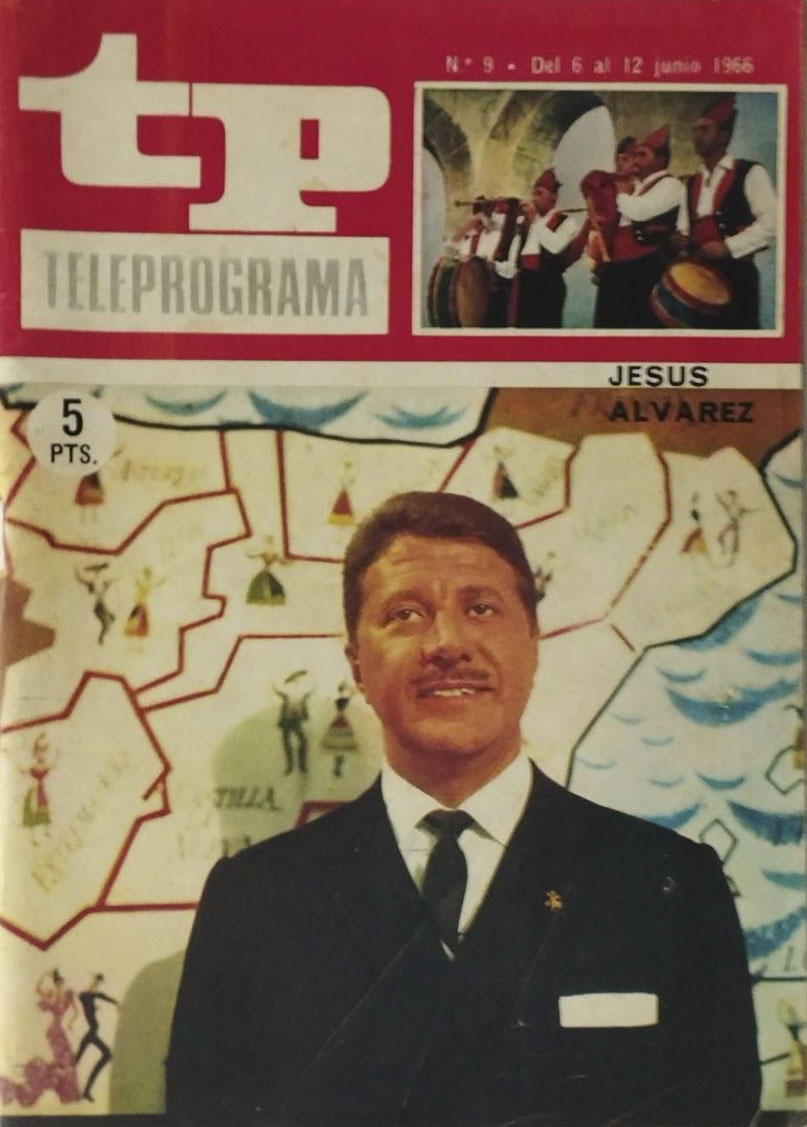 TP TELEPROGRAMA magazine side cover Issue 9 6 June 1966