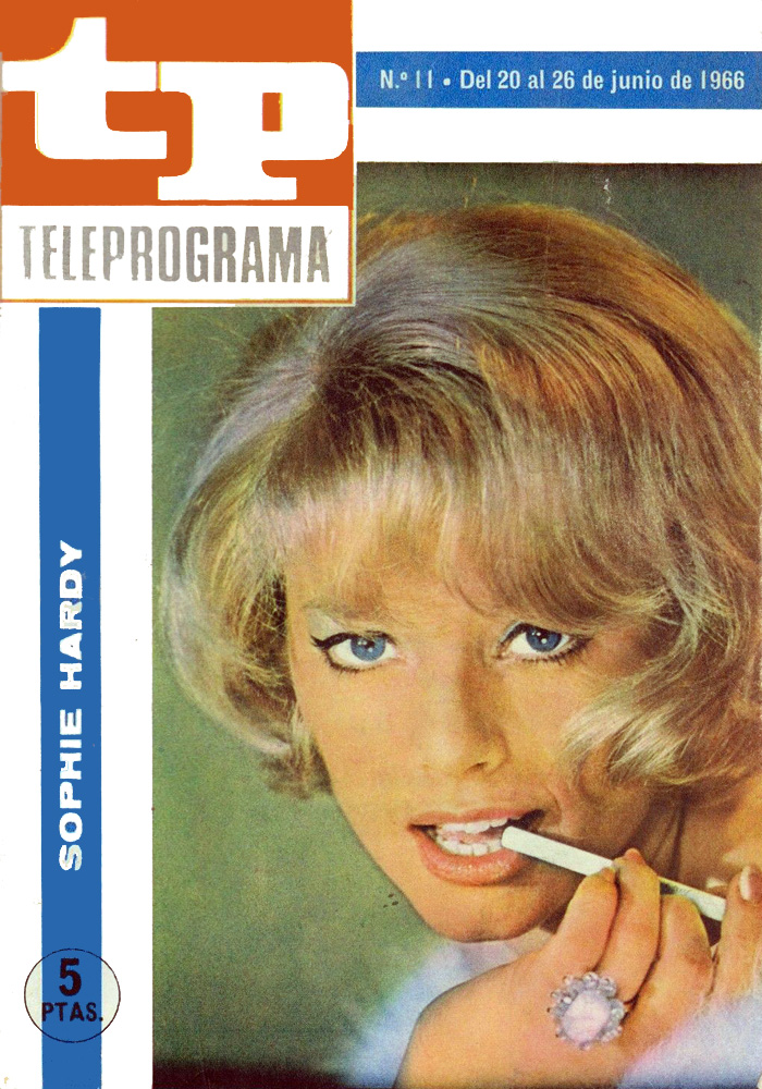 TP TELEPROGRAMA magazine side cover Issue 11 20 June 1966