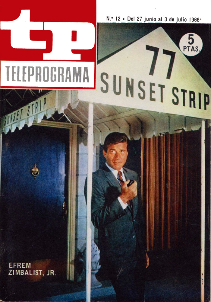 TP TELEPROGRAMA magazine side cover Issue 12 27 June 1966