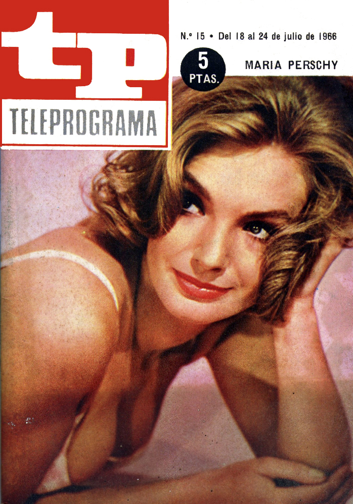TP TELEPROGRAMA magazine side cover Issue 15 18 July 1966