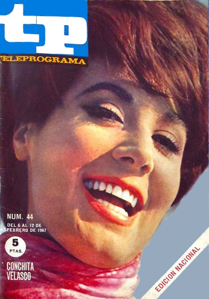 TP TELEPROGRAMA magazine side cover Issue 44 6 February 1967