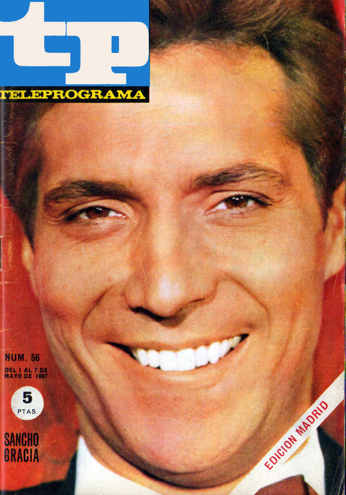 TP TELEPROGRAMA magazine side cover Issue 56 1 May 1967