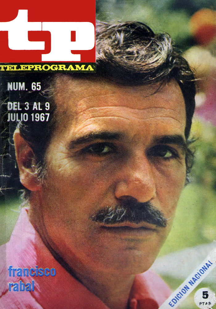 TP TELEPROGRAMA magazine side cover Issue 65 3 July 1967