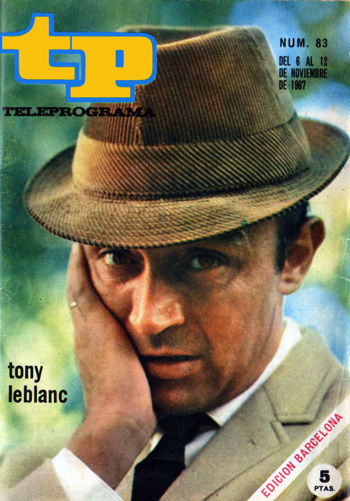TP TELEPROGRAMA magazine side cover Issue 83 6 November 1967