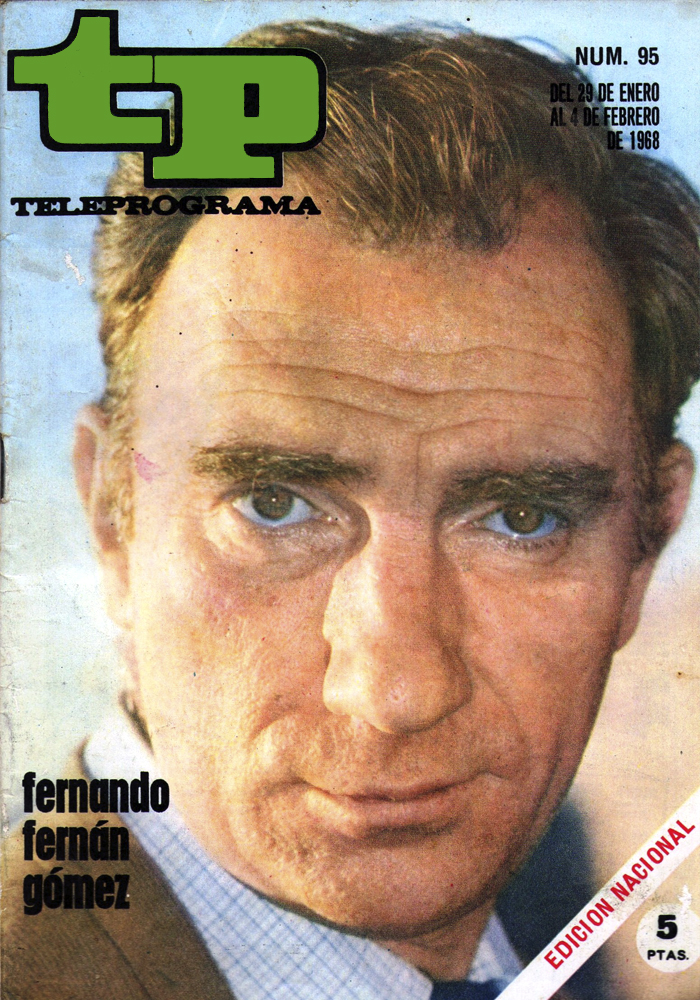TP TELEPROGRAMA magazine side cover Issue 95 29 January 1968