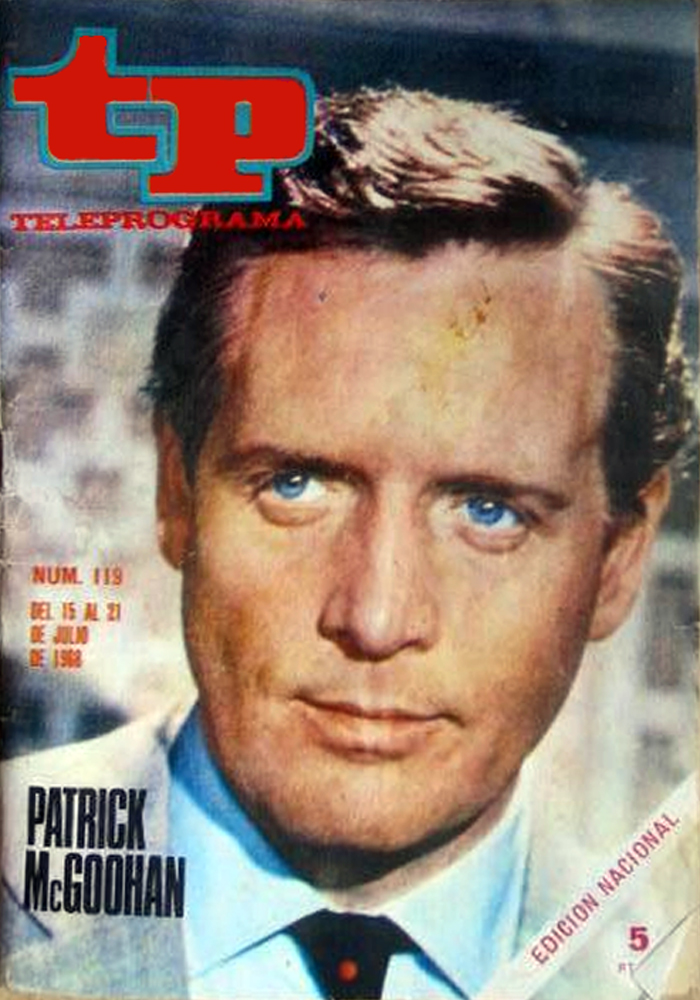 TP TELEPROGRAMA magazine side cover Issue 119 15 July 1968