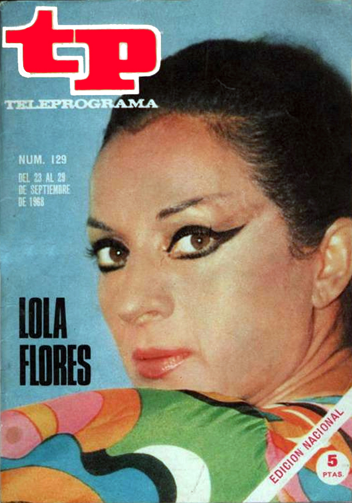 TP TELEPROGRAMA magazine side cover Issue 129 23 September 1968