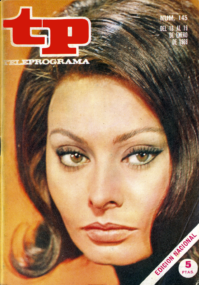 TP TELEPROGRAMA magazine side cover Issue 145 13 January 1969