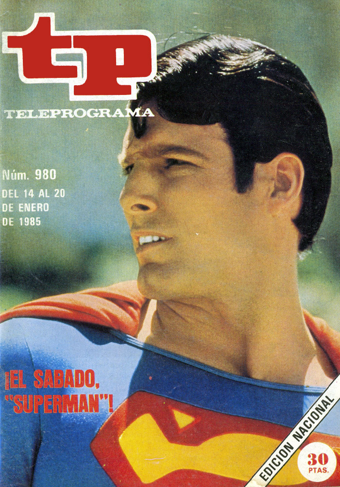 TP TELEPROGRAMA magazine side cover Issue 980 14 January 1985