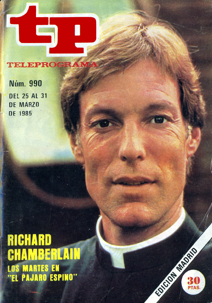 TP TELEPROGRAMA magazine side cover Issue 990 25 March 1985