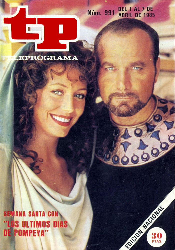TP TELEPROGRAMA magazine side cover Issue 991 1 April 1985