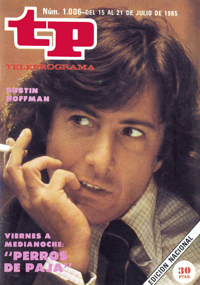 TP TELEPROGRAMA magazine side cover Issue 1006 15 July 1985