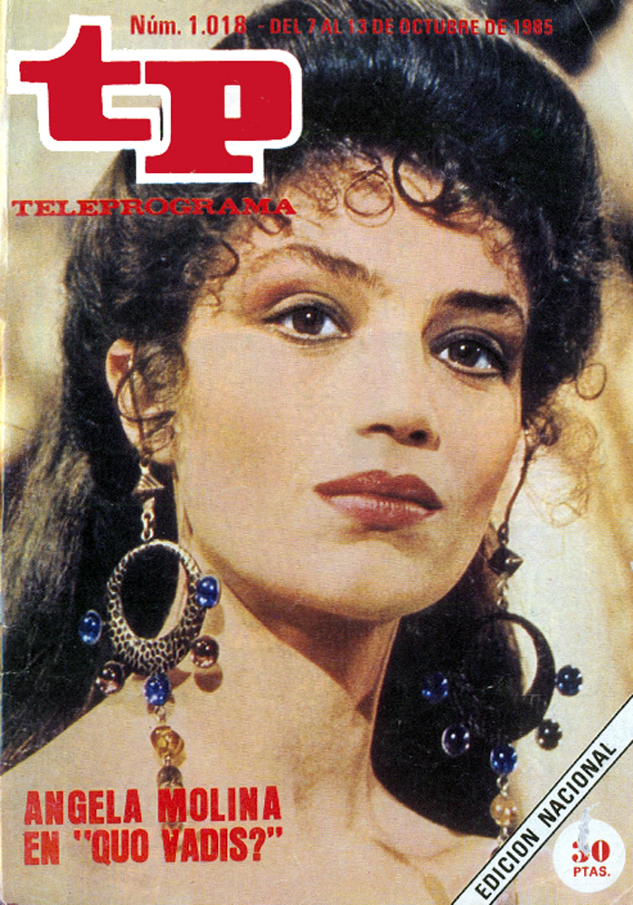 TP TELEPROGRAMA magazine side cover Issue 1018 7 October 1985